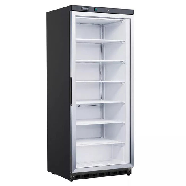 Zamrzivač - 600L - crni - staklena vrata