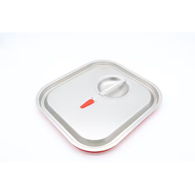 Gastronorm poklopac - 2/3 GN - nehrđajući čelik - hermetički zatvoren