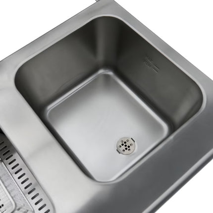 Friteza s odvodnom slavinom i ormarićem - 2 x 16L