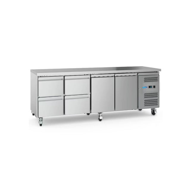 Hladilni pult - 223cm - 4 predali