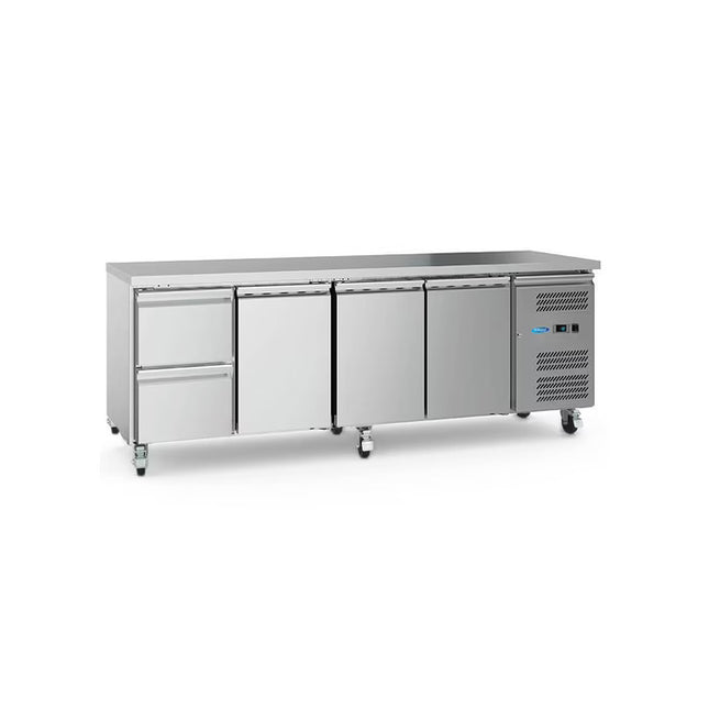 Hladilni pult - 223cm - 2 predala